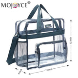 Transparent Shoulder Crossbody Bag Sports Fitness Stadium Large Capacity