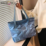 Nylon Cotton-padded Bag Large Capacity Top-handle Soft Zipper Portable