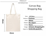 Duck Print Canvas Tote Bag for Women Casual Shoulder Handbags Large Capacity