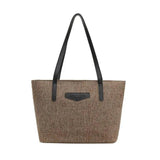 Large Capacity Cotton Hemp Shoulder Bag for Women