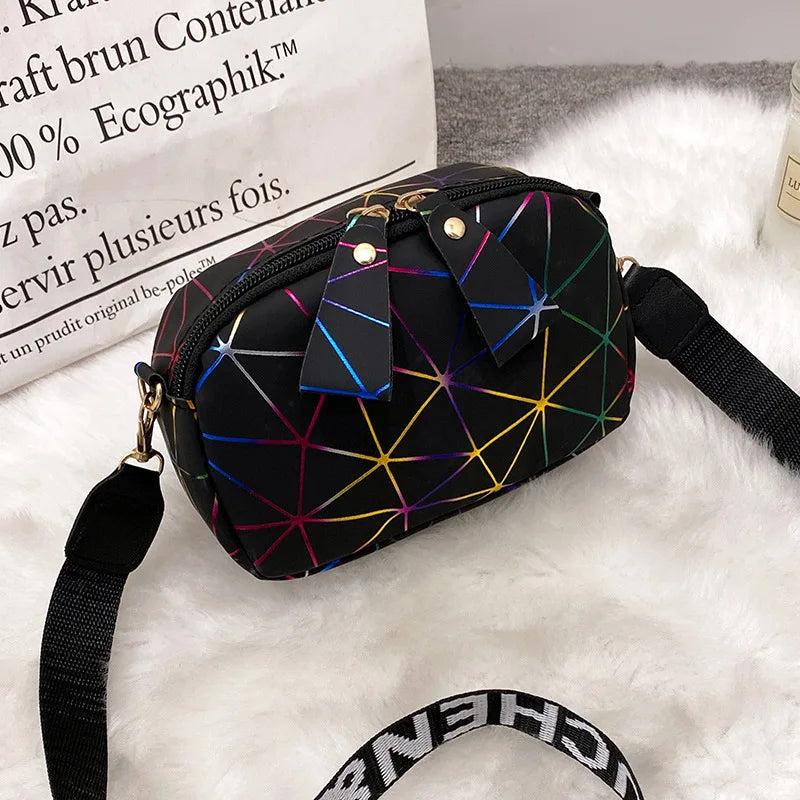 Summer PU Leather Shoulder Messenger Bag Small Zipper Crossbody Bags