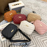 Women's Small Crossbody Bag PU Leather Messenger Handbag Purse