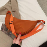 Nylon Casual Hobos Portable Cross Body Bag