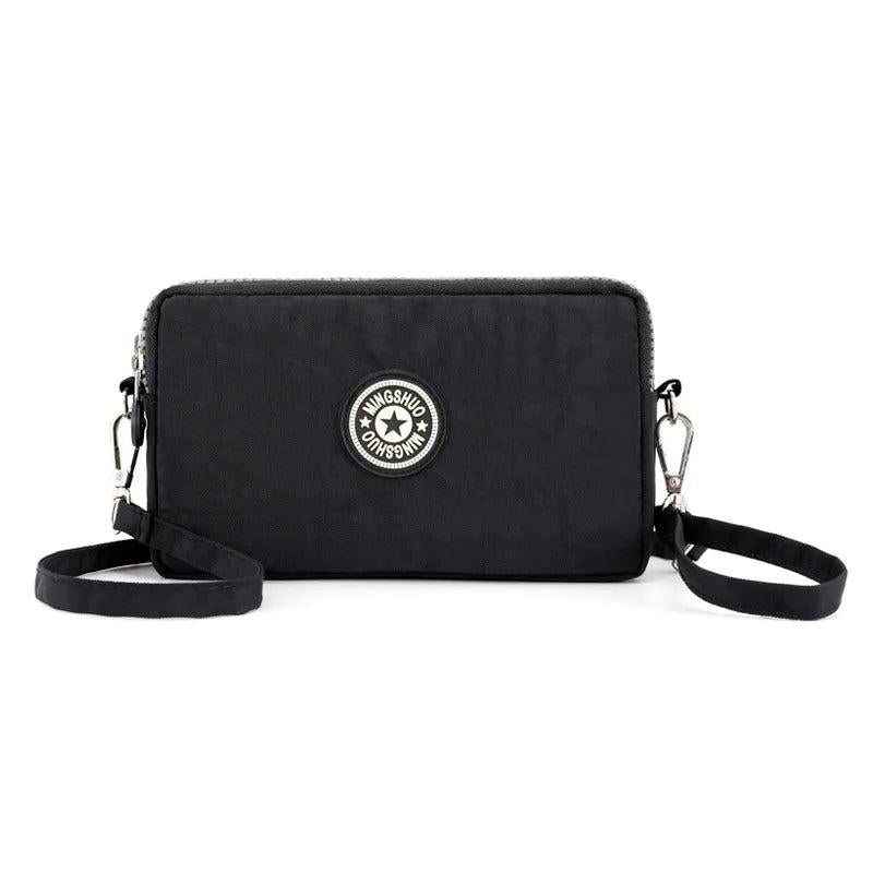 Three Layer Nylon Handbags Crossbody Bags for Women