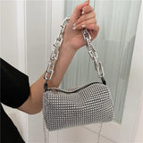 Sparkling Diamond Crossbody Messenger Bag
