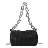 Sparkling Diamond Crossbody Messenger Bag