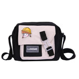 Nylon Women Bag Small Square Bag Student Handbag Shoulder Messenger Bag