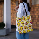 Abstract Art Skull Horror Print Shopping Bags Women Folding Reusable
