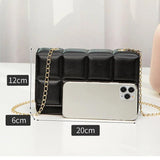 PU Leather Shoulder Bags Women Chain Crossbody Handbags Phone Bag