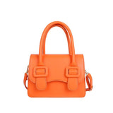 Vintage Mini Flap Bag Women's Green Shoulder Tote Handbag Purse