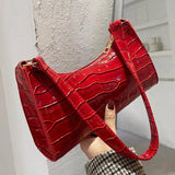 Vintage Women's PU Leather Shoulder Bag - Retro Totes Handbags