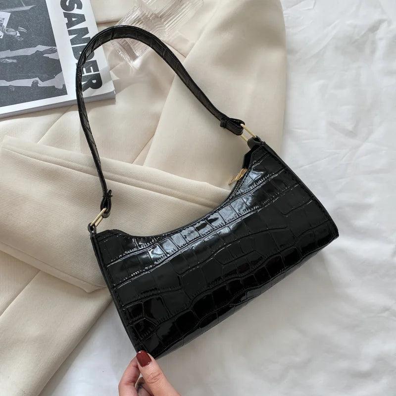 Vintage Women's PU Leather Shoulder Bag - Retro Totes Handbags