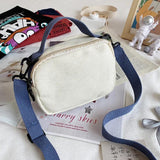 Casual Women's Tote Shoulder Bag Cartoon Crossbody Bag Cotton Handbag