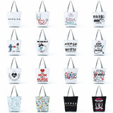 Nurse Print Handbags Eco Reusable Shoulder Bag