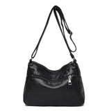 Retro Women PU Leather Shoulder Pouch Crossbody Handbag