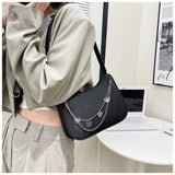 Women Pure Butterfly Chain Shoulder Bags Casual All-match