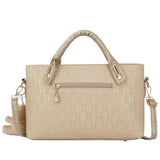 4Pcs/Set Women PU Leather Handbag Shoulder Bag Solid Messenger Tote Pack
