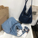 Denim Shoulder Bag Casual Female Handbag Eco-Friendly Canvas Crossbody