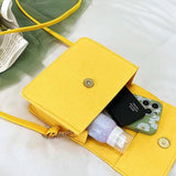 Small Leather Shoulder Bag for Women Lady Crossbody High Handle