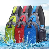 Waterproof Anti Theft Sling Bag for Sport, Hiking, Oxford Shoulder Bag