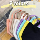 Small Canvas Shoulder Bag for Women Girls Student Mini Tote