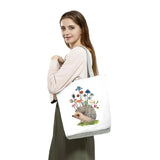 Cute Hedgehog Print Tote Bag for Women