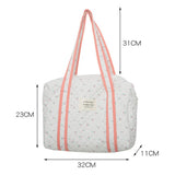 Cotton Ladies Handbags Soft Women Mummy Bag Large Capacity Cartoon Printed