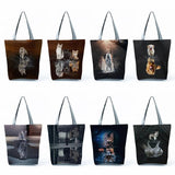 Cats Print Handbag for Women Animal Series Shoulder Bag Shopper Tote Bags