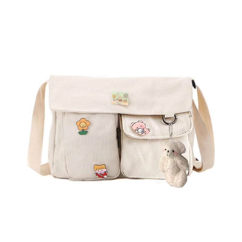 Harajuku Women's Shoulder Bag Large Capacity Messenger Handbag for Shopping
