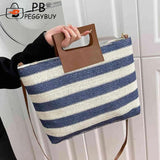 Large Capacity Knit Crossbody Bag with Zipper Soft for Travel Casual