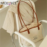 Canvas Tote Ladies Drawstring Shoulder Handbag