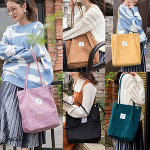 Canvas Tote Large Capacity Handbag Shoulder Bag