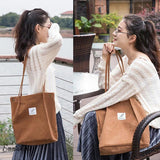 Canvas Tote Large Capacity Handbag Shoulder Bag