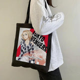 Tokyo Revengers Anime Canvas Bag Harajuku Large Capacity Ladies Shoulder Handbag