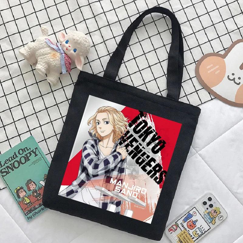 Tokyo Revengers Anime Canvas Bag Harajuku Large Capacity Ladies Shoulder Handbag