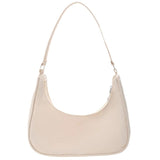 Vintage PU Leather Casual Nylon Women Small Underarm Shoulder Bags