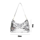 Sequin Tote Bag Underarm Bags Shoulder Bag Handbags Crossbody Bag