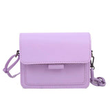 Small Crossbody Bag PU Leather Lightweight Messenger