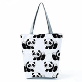 Panda Printed Handbag Eco Reusable Foldable Shopping Bag