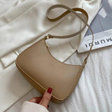 Retro PU Leather Shoulder Bags for Women - Shopping Handbags