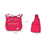 Waterproof Canvas Messenger Bag Square Purse Satchel