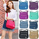 Waterproof Canvas Messenger Bag Square Purse Satchel