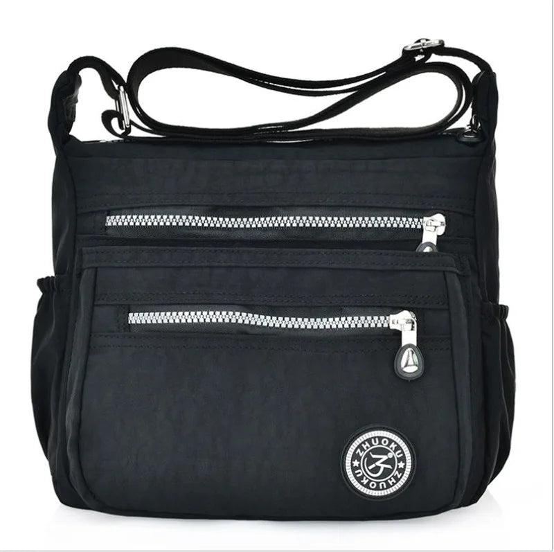 Waterproof Canvas Messenger Bag Square Purse Satchel