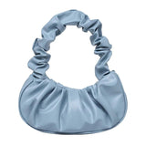 French Cloud Pleated Shoulder Bag Armpit Clutch
