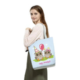 Owl Shoulder Bag Casual Harajuku Tote High Capacity Practical Shopping Bag