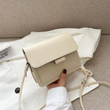 Lightweight PU Leather Crossbody Bag