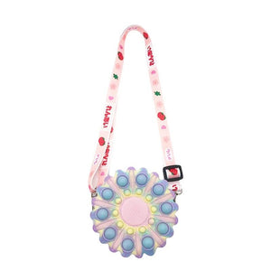 Toddler Girl Fidget Shoulder Bag Crossbody Purse Wallet Sensory Toy