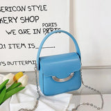 Mini PU Leather Chain Crossbody Bag Women Handbag Candy Shoulder Tote