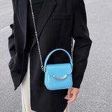 Mini PU Leather Chain Crossbody Bag Women Handbag Candy Shoulder Tote
