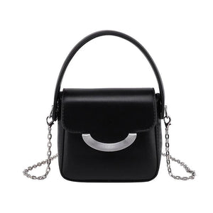 Mini PU Leather Chain Crossbody Bag Women Handbag Candy Shoulder Tote